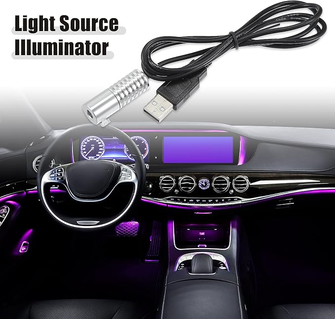 ACROPIX 5mm 0.20" 2W LED Aluminum Light Source Illuminator Decoration USB LED Light for Car DIY White - Pack of 1