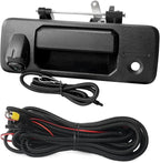 Tailgate Handle Backup Camera Compatible with 2014-2020 Toyota Tundra, 2016-2022Toyota Tacoma Tailgate Handle Rear View Reverse Camera RCA Connector Backup Kit Replaces# 97982 69090-0C090 69090-0C091