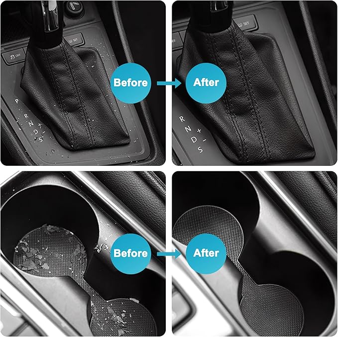 FiveJoy 4Pack Car Cleaning Gel, Car Putty for Cleaning for Cars Interior, Reusable & Durable Detailing Tools, Dust Clean Gel for Keyboard Vent Cleaner Multi-Color Cars Goop (640g/22.4oz)