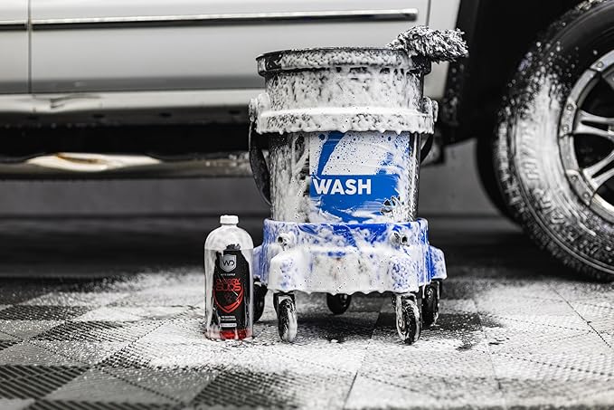Cherry Suds Car Wash Soap - pH-Balanced Soap Creates Thick Foam in A Bucket; Safe on Waxes, Coatings, and Sealants; High Lubricity; Cherry Scent - 16 oz