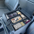 PIMCAR Full Center Console Organizer Tray for 2023-2026 Ford F250 F350 F450 F550 Super Duty, Truck Storage Insert with Non-Slip Pad (Full Console w/Bucket Seats ONLY) Not for Work Surface Console