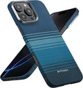 pitaka for iPhone 16 Pro Max Case Compatible with MagSafe, Thin & Light Case iPhone 16 Pro Max with a Caseless Feel, 1500D Aramid Fiber Woven [Tactile Woven-Moonrise]