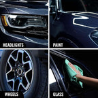 Turtle Wax Hybrid Solutions Ceramic 3-in-1 Car Detailer, Waterless Car Wash, Long-lasting HydrophobicWax Protection and High Gloss Shine, Safe For All Exterior Surfaces, 32 oz (Pack of 2)
