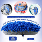 Layhit 5 Pcs Car Wash Mitt Set, Brush Not Included, Microfiber Mitt Cleaning Car Truck Washing Tools Kit RV Pickup Chenille Scratch Replacement (Royal Blue)