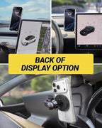 Scosche Qi2 MagSafe Car Mount Charger 25W Fast Wireless Phone Holder with 5-in-1 Mounting Options for Vent, Dashboard, Swing Arm, Back-of-Display, Compatible with iPhone 17/16/15/14/13 & Samsung S25