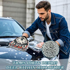 Tribal Style Husky Dog Car Wash Mitts Scratch Free Wash Mitt For Cars Car Cleaning Wash