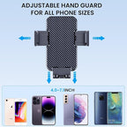 GUWEZ Phone Holders for Your Car [Military Grade Suction Ultra Strong Base] Cell Phone Car Holder 3 in 1 Dashboard/Windshield/Air Vent Hands-Free for iPhone Android