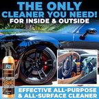 All Purpose Cleaner for Car Detailing (16oz) - Car Interior Cleaner for Dashboard, Trim, Seat, Fabric & More - Auto Cleaning Supplies - Incl 2 Microfiber Towels