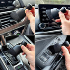 Car Detailing Brush, Soft Bristle Cleaning Brush, Scratch-Free Auto Duster Tool for Dashboard, Air Vents, Leather & Interior Cleaning (Black with Cap)