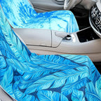 Hahafelt 4 Pack Car Seat Towel Covers with Storage Bag, 63 x 32 Inch Universal Non Slip Waterproof Sweat Protector for Car Truck, Gym Swimming Running, Machine Washable (Ocean Landscape)