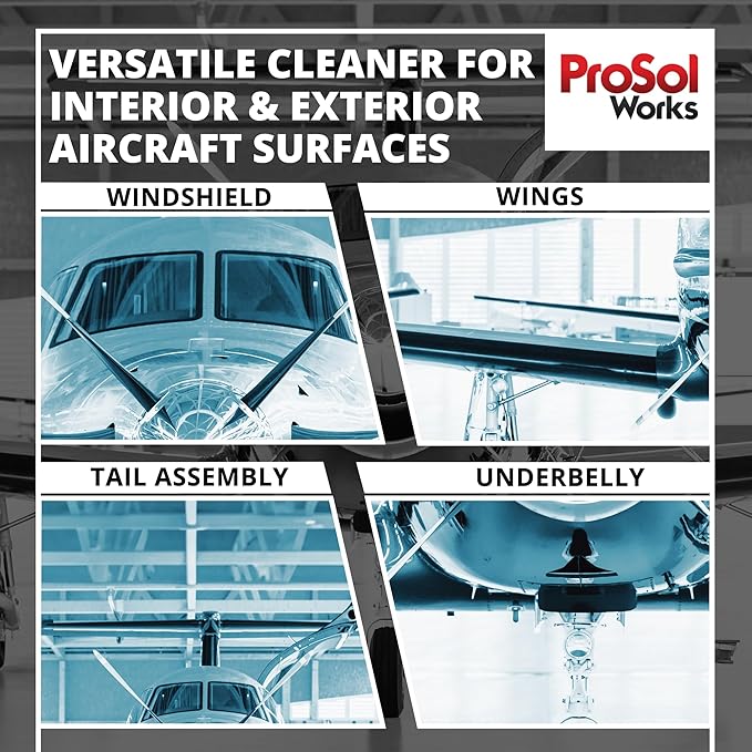 Bug Splat N' All Aircraft Cleaner 32 fl oz - All Purpose Cleaner that Removes Grease, Oil, Bug Splatter, Grime, & Dirt - Cleaner Spray for Aircraft Metals, Paints, & Coatings - Safe on All Surfaces