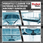 Bug Splat N' All Aircraft Cleaner 32 fl oz - All Purpose Cleaner that Removes Grease, Oil, Bug Splatter, Grime, & Dirt - Cleaner Spray for Aircraft Metals, Paints, & Coatings - Safe on All Surfaces