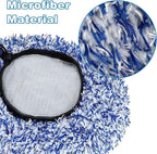 Microfibre Car Brush Cover, 2 Pieces Brush Cover for SB Washers/Wash Box Brush, Scratch-Free Car Washing,Universal Wash Mitt for Gentle Car Wash & Car Care - Blue