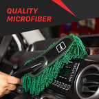Maxshine Universal Mini Microfiber Car Duster – Interior Dusting Tool for Cars, Trucks & SUVs – Safe on All Surfaces – Gently Removes Dust, Dirt & Debris – Reusable Auto Detailing Brush