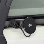 TWRAPS Phone Mount Charger for Tesla Cybertruck 2024-2026, Compatible with MagSafe Cases and iPhone 17 Including Pro & Max, No Glue Magnetic Dash Anchor, Cyber Truck Dashboard Accessories