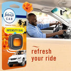 Febreze Car Odor-Fighting Air Freshener Vent Clip, Hawaiian Aloha, 1 count, .06 oz