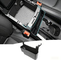 Center Console Organizer Compatible with 2018-2026 Jeep Wangler JL JLU 4xe Rubicon Sahara & 2020-2026 Gladiator JT Accessories, Console Hanging Box Tray Fit for Jeep Interior Accessories