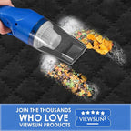 Viewsun 18PCS Car Cleaning Kit, Car Interior Detailing Kit with Blue High Power Handheld Vacuum, Detailing Brush Set, Windshield Cleaner, Cleaning Gel, Complete Auto Accessories for Men, Women