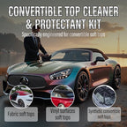 Convertible Top Cleaner And Protectant Kit Use For Cleaning And Protecting The Automotive Soft Tops Of Fabric Construction.Deep-Penetrating Cleaning,Preventing Cracks, 2 Items,Total 32 OZ