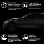 Graphene Coating PRO V2.0 – 10 Years of Protection | Advanced Graphene Coating for Cars | Extreme Hydrophobic Shine | Ethos Graphene Coating Paint Protection (50ML)