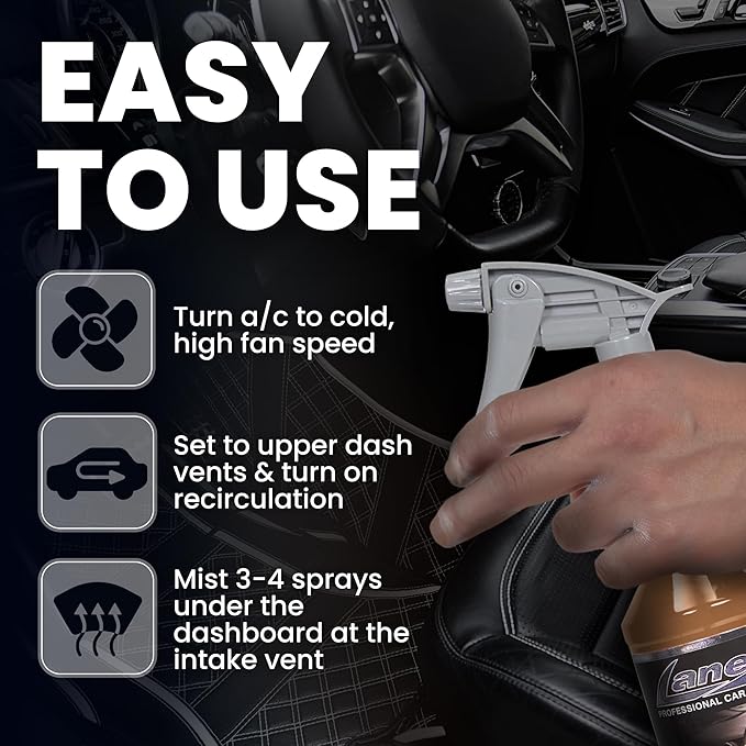 Lane's Premium Car Air Fresheners - Summer Breeze Scent Water Based - 16oz Eliminate Bad Odors of Pet & Food From Car Interior Leather, Carpet, Upholstery Great For Cars, Trucks, SUVs, RVs & More