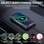 Wireless Car Charger, 15W Max Wireless Charger for Car, Non-Slip Charging Pad Compatible with iPhone 17/16/15/14/13/12, Samsung Galaxy S25-S9 (Type-C)