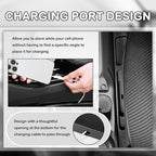 2PCS 2026 Upgraded Car Seat Gap Filler Organizer,Deepened 2-in-1 Car Gap Seat Filler with Storage Slots & Reserved Charging Hole,Universal in Between Cars Seats Catcher