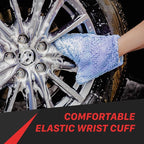 Maxshine Universal Premium Microfiber Car Wash Mitt – Super Soft, Scratch-Free Washing Glove – Affordable, Gentle Cleaning for Car Detailing – Reusable & Lint-Free