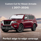 EcoNour Windshield Sunshade Compatible for Nissan Armada 2017-2022 2023 2024, Sun Visor for Front Windshield & Window Sun Shade Cover, UV Heat Blocker & Protector, Car Accessories