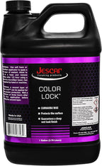 Jescar Color Lock Carnauba Wax -128oz, High Gloss Finish, Long lasting, UV protection, Easy application on Cars, RVs, Boats, Motorcycles, Premium Carnauba Wax, Use by hand or machine