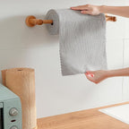 80 Pack Microfiber Cleaning Cloth Roll,Lint Free Rags & Tear Away Reusable Towels Washable Scratch,Ultra Absorbent Dish Rags(12" x 12") for Car Kitchen Home Garage-Light Gray