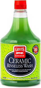 Griot's Garage Rinseless Wash and Wax for Car Cleaning and Detailing, No-Rinse, Waterless Formula For RVs, Boats, Trucks, Motorcycles, 10818, 35 oz
