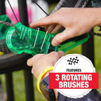 Finish Line Shop Quality Bicycle Chain Cleaner Kit – Deep Scrubbing Chain Cleaner, EcoTech Degreaser and Dry Lubricant for Efficient, Clean and Smooth Drivetrain Performance
