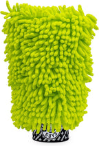 Chemical Guys TVD_107_1603 V.R.P. Vinyl, Rubber and Plastic Non-Greasy Dry-to-The-Touch Long Lasting Super Shine Dressing for Tires, Trim and More, 16 fl oz (3 Pack) and Chemical Guys MIC493 Chenille Premium Scratch-Free Microfiber Wash Mitt, Lime Gree...