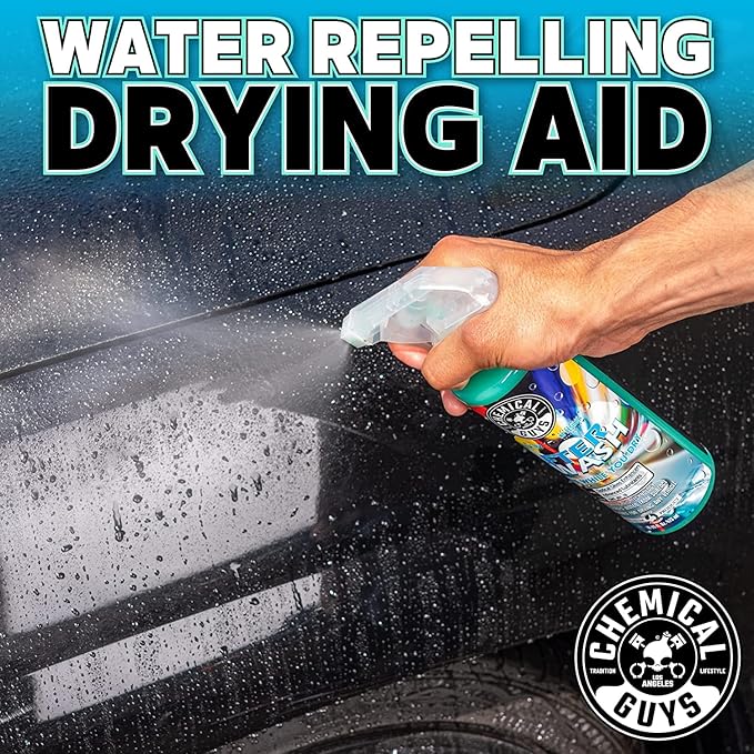 Chemical Guys CWS207A Car Wash, Dry & Shine Bundle - Extreme Bodywash & Wax Foaming Car Wash Soap, 128 oz (1 Gal) + After Wash Gloss Boosting Drying Aid (16 oz) (2 Items) Works on Cars, Trucks, SUVs