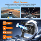 Hikity Wireless Car Rear View Camera 7 Inch Monitor Kit Screen Waterproof Reversing Camera Night Vision Rear View Camera for Truck/RV/Trailer/Bus