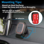 APPS2Car 3M Vhb Sticky Adhesive Pads Replacement Mounting Tape 4 Pcs, Dashboard Sticker Pads for Magnetic Phone Car Mount,Car Mount Adhesive,Double Sided 3M Adhesive Pads,Car Mount Sticker Tapes