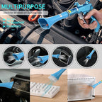 GOCCIDA Tornado Dry Car Cleaning Gun Detailing Interior Dryer Air Blow Gun for Car Detailing Air Gun Car Dust Cleaner Air Compressor Blower Gun with Nozzle and Auto Detailing Dusting Brush