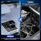 2026 Upgraded 2in1 Mini Wireless CarPlay & Android Auto Adapter, Convert Wired Car Play to Wireless for Cars with USB/Type-C Port, Plug & Play USB Dongle Compatible for Apple iPhone & Android Devices