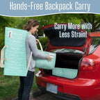 VENO 8 Pack Heavy Duty Moving Bags with Backpack Straps, Zippers & Handles, Extra Large Packing Bags for College Dorm Essentials, Moving Supplies Alternative to Cardboard Moving Boxes