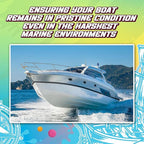 Salty Captain Boatie Wash N Wax - (Bubble Gum Scent) Foaming Car & Boat Wash and Wax Concentrate, Cleans Away Salt, Marine Residue, Dirt | pH Balanced