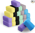 24 Pack Microfiber Applicator Pads Suede Car Detailing Sponge Ceramic Coating Applicator Pads Coating Sponge for Cars Graphene Metal Plastic Trim Ceramic Spray Applying Wax