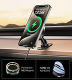 for Magsafe Car Mount Charger 2026 New [Qi2 Certified-15W], 360° Rotatation [Dash & Vent] Wireless Car Charger, for iPhone 17 16 15 14 13 12 Series, for Magnetic iPhone Car Accessories, Black