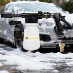 Foam Gun Car Wash Gun, Foam Blaster Equips 3/4" Universal Garden and Quick Connector (Connects to Any Garden Hose) for Watering Plants, Lawn, Patio, Car Wash, Cleaning
