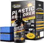 Toretark Plastic Restorer for Cars, Not a Dressing, Black Trim Restorer, Ceramic Crystal Coating Highly Concentrated, Lasting Up to 6 Months+ with UV Protection, Restore Automotive Exterior Protectant
