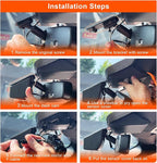 Mangoal Front 4K & Rear 1080P Dash Cam fit for Ford F150 2018-2026 F250/F350/F450 Super Duty 2020-2026 XLT Lariat King Ranch Raptor Limited Platinum (Model A), Free App & WiFi, GPS, 128GB Card