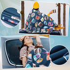 Hahafelt 2 Pack Car Seat Towel Covers Athletic Running Towel Performance Microfiber Post Workout Sweat Washable Cover Non Slip for Seat Outdoor Sport (National Park)