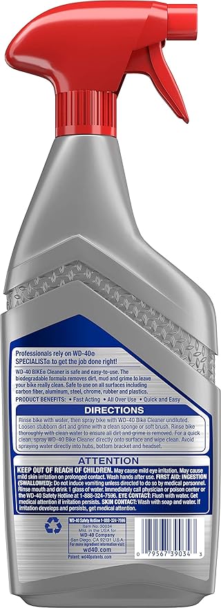 WD-40 Specialist Bike Cleaner, 32oz, foaming Trigger
