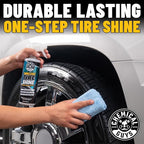 Chemical Guys ShineLogic Tire Shine Safe for Cars, Trucks, Motorcycles, RVs & More, Includes WonderWave Applicator Kit, 20 fl oz, 2 Pack