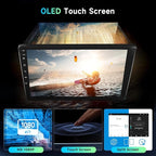 Podofo 8 Core 8+128G Android Car Radio Stereo for Honda Civic 2006-2011 with Wireless Carplay Android Auto, 10.1" QLED Touch Screen, WiFi/4G, GPS, DSP/Hi-Res, AM/FM, Bluetooth 5.0, Backup Camera